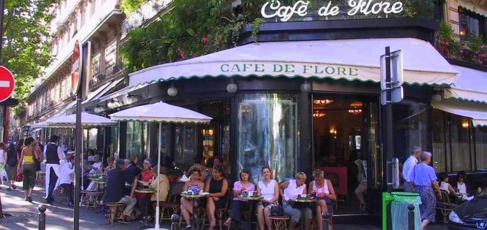 Beautiful Street Cafe in Paris France