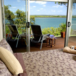 There's no need to move off the pillow, to enjoy the wonderful view from the second bedroom